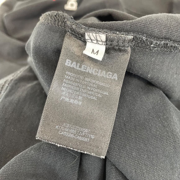 Balenciaga 3b Sports Icon Oversize T-shirt Black Embroidered Medium - Picture 12 of 15